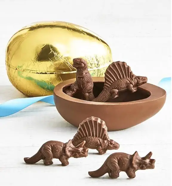 Art CoCo Foil Wrapped Chocolate Egg with Dinosaurs