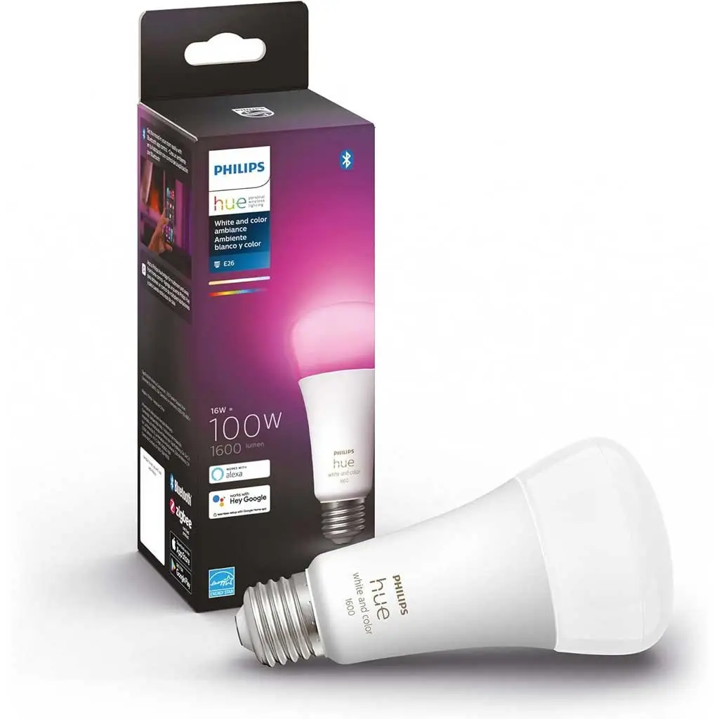 Philips-Hue-Smart-100W-A21-LED-Bulb