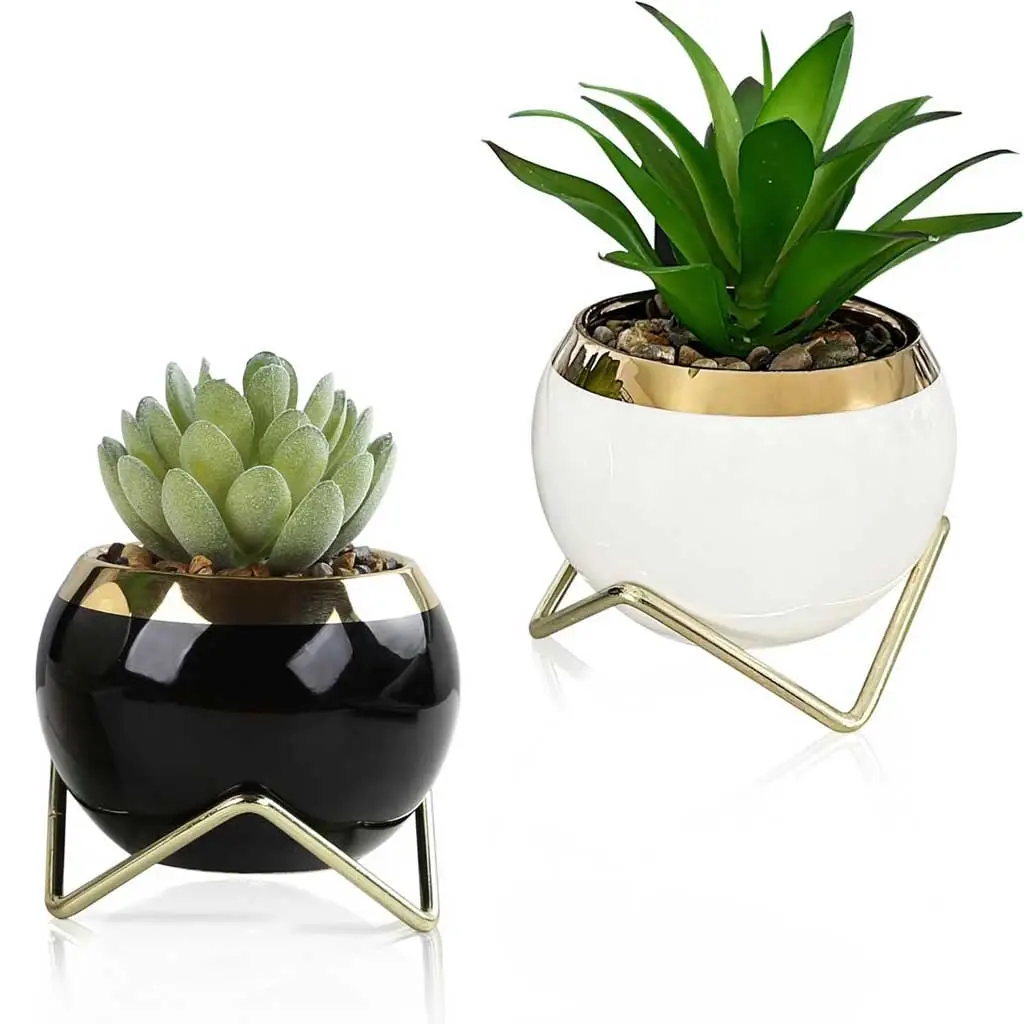 YIRADIS STORES Set of 2 Artificial Succulents