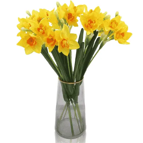 10-Pcs-Artificial-Daffodils-Flowers