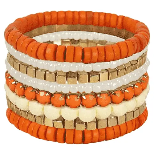 8Pcs-Bohemian-Beads-Multi-Strand-Stretch-Stackable-Bracelet