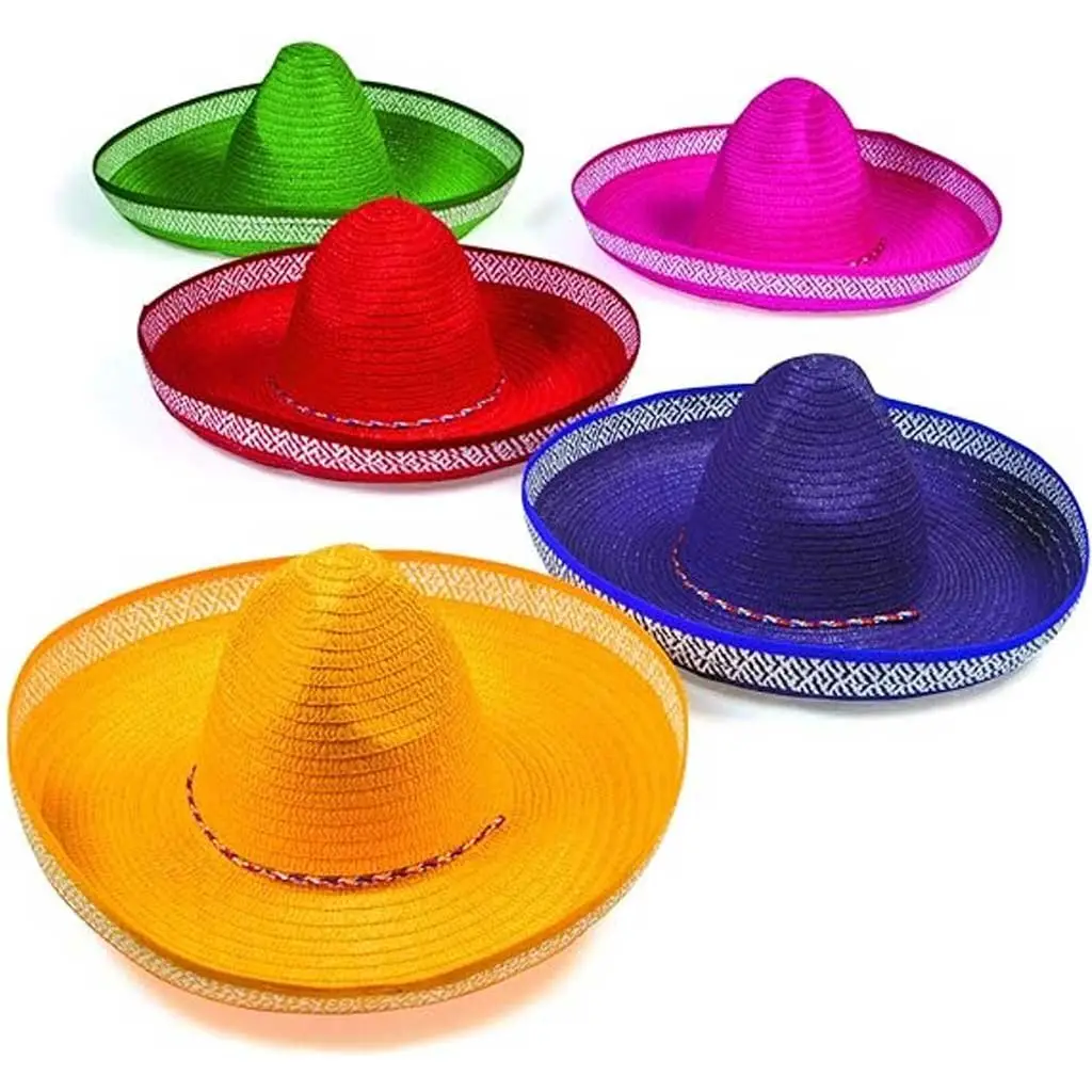 Brightly-Colored-Sombrero-Hat