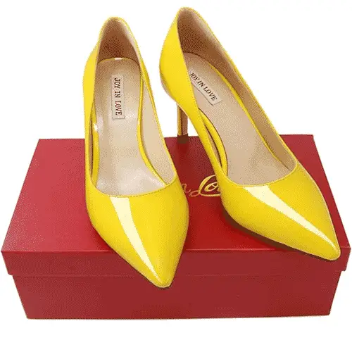 JOY-IN-LOVE-Womens-Shoes-Low-Heels--Daffodil-Yellow
