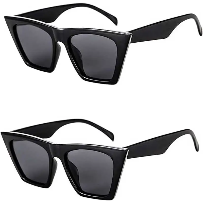 FEISEDY-Vintage-Square-Cat-Eye-Sunglasses