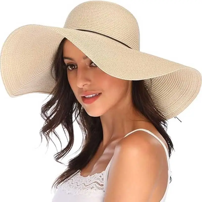 Lanzom-Women-Wide-Brim-Straw-Hat