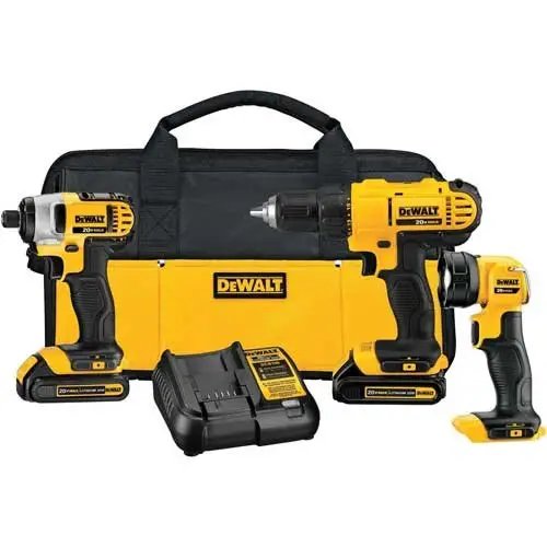 DeWalt-20V-MAX-Cordless-Drill-Combo-Kit