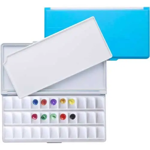Meeden-Watercolor-Palette-with-Mixing-Tray