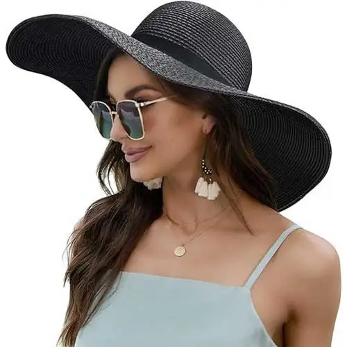Naivlizer-Women-Wide-Brim-Sun-Hat-UPF50-Straw-Summer-Hat-Floppy-Beach-Hat-Roll-Up