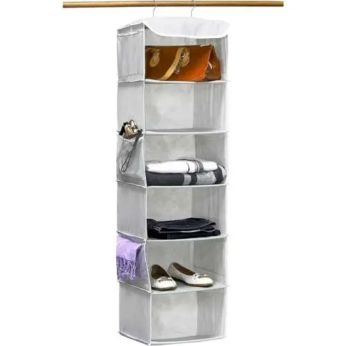SimpleHouseware-6-Tier-Hanging-Closet-Organizer
