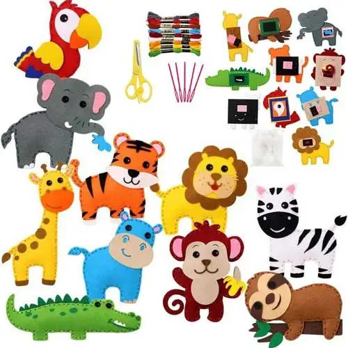 Felt-Craft-Kit-for-Making-Plush-Toys