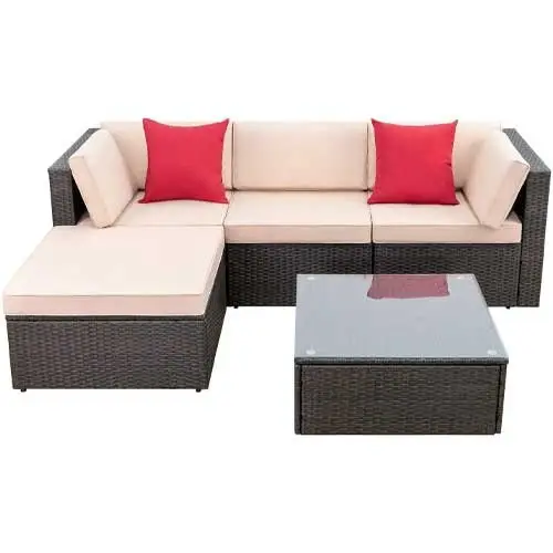 Devoko-5-Pieces-Patio-Furniture-Set