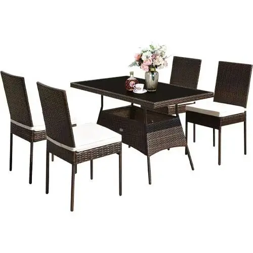 Tangkula-5-Piece-Patio-Dining-Set