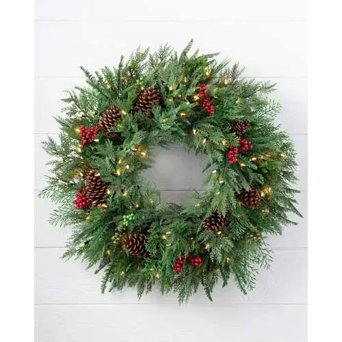 Balsam-Hill-Outdoor-Safe-Winter-Evergreen-Wreath