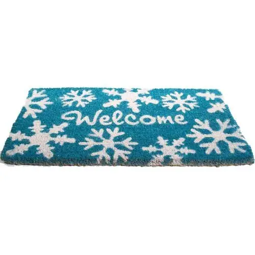 Winter-Snowflake-Coir-Welcome-Mat