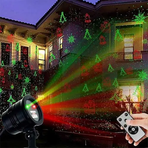 Laser-Christmas-Lights-Projector