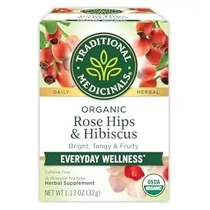 Traditional Medicinals Organic Rose Hips with Hibiscus
