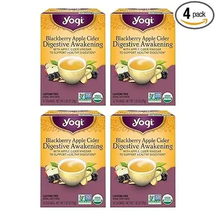 Yogi Tea Blackberry Apple Cider Digestive Awakening
