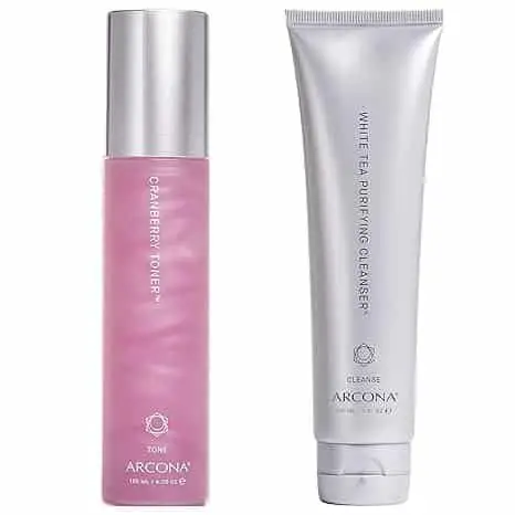 "ARCONA Cranberry Toner White Tea Purifying Cleanser"