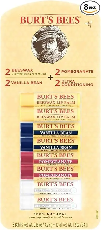 Burt’s Bees 100% Natural Moisturizing Lip Balm