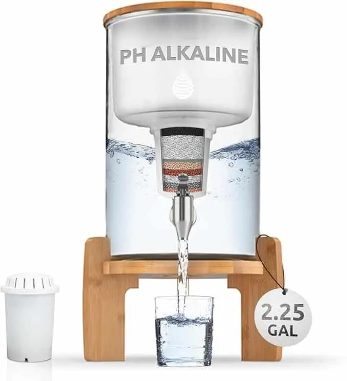 Glass Water Dispensers with Filters