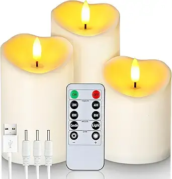 Rechargeable Flameless Candles