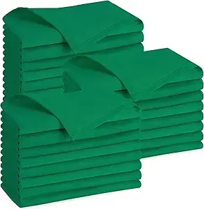 Utopia Kitchen Emerald Green Cloth Napkins