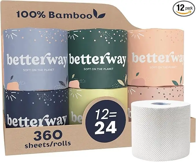 Betterway Bamboo Toilet Paper 3 Ply