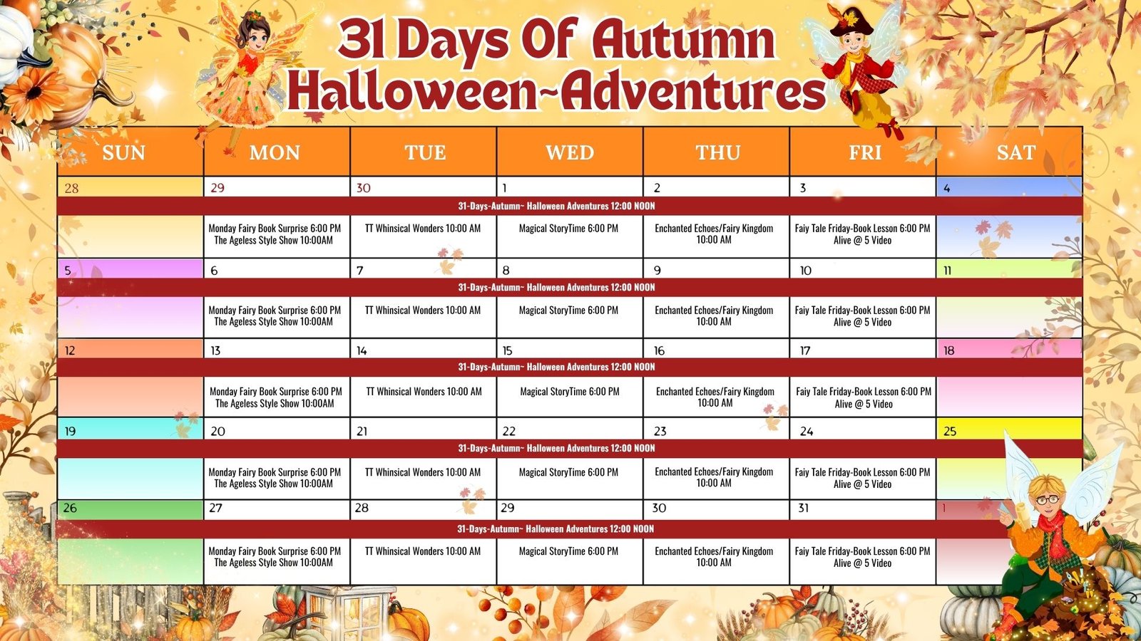 Autumn Halloween Calendar 2025 (1)