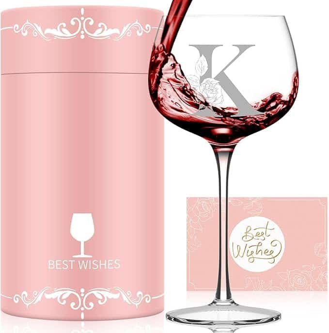 Astonlink Monogram Wine Glasses