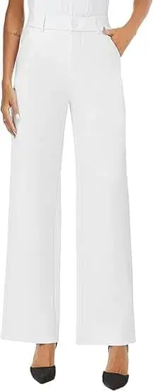 iChosy High-Rise Wide-Leg Trousers