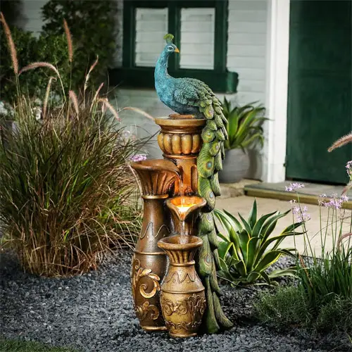 LuxenHome-Outdoor-Water-Fountain